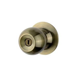 Sylvan Quest Privacy Knobset Antique Brass