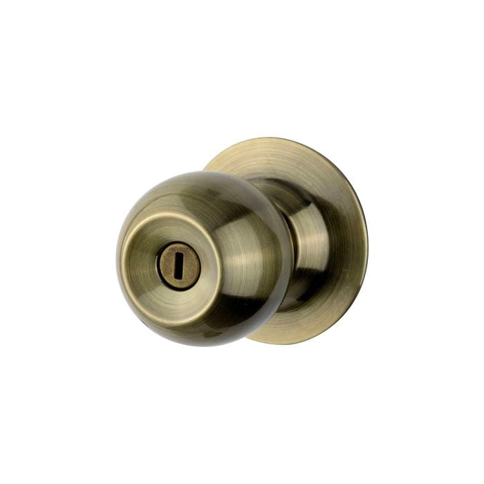 Sylvan Quest Privacy Knobset Antique Brass