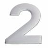 Sandleford 75mm Suburban Stainless Steel Self Adhesive House Number 2