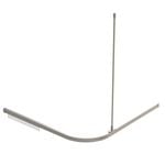 Emro 1600 x 1600mm Clear Anodised Shower Track