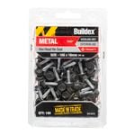 Buildex 10G x 16mm Woodland Grey Metal C4 HexHead No Seal Tek Screws - Box 100
