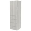 Lugna 2048 x 600 x 580mm Mist Hanging 4 Drawers Left Hinged Door Storage Cabinet