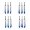 12pc Target Pro Vision Shaft/dart Stem Replacement Accessory Intermediate Blue