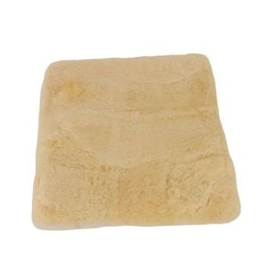 Naturally Sheepskins 40x40cm Natural + Black Padded Sheepskin Seat Pad