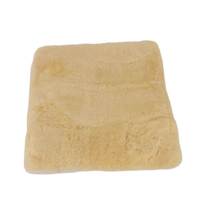 Naturally Sheepskins 40x40cm Natural + Black Padded Sheepskin Seat Pad