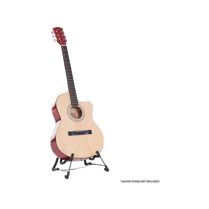 Karrera Acoustic Cutaway 40in Guitar - Natural