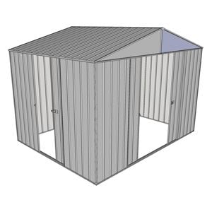 Build-a-Shed 3.0 x 2.3 x 2.3m Triple Sliding Door Shed - Zinc