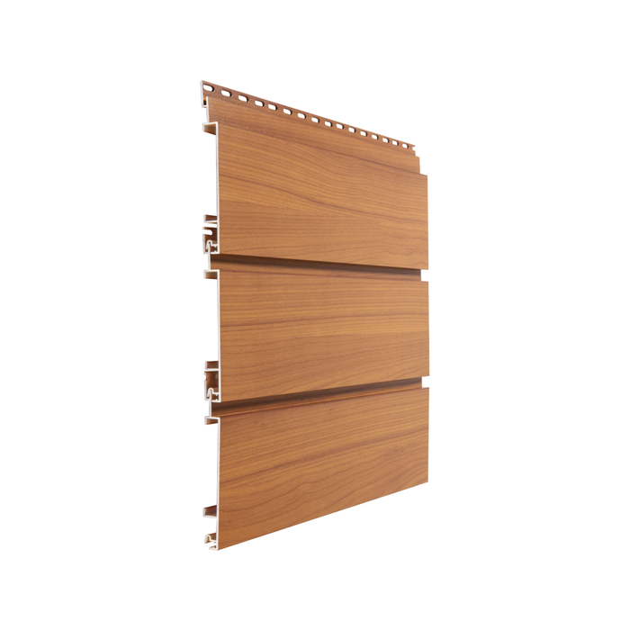 DECO 135 x 15mm 6.5m Casuarina DecoClad Aluminium Narrowline Cladding