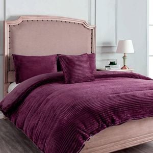 Alastairs Ruby Burgundy Quilt Cover Set Super King