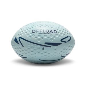 Decathlon - Foam Beginners' Rugby Ball Size 3 - Initiation Blue - 3