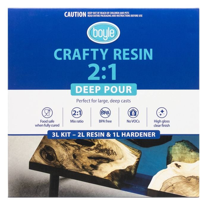 Boyle 3L Crafty Resin 2:1 Deep Pour  Kit