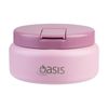 Oasis Stainless Steel D/Wall Insulated Food Flask W/ Lid Blush 230ml