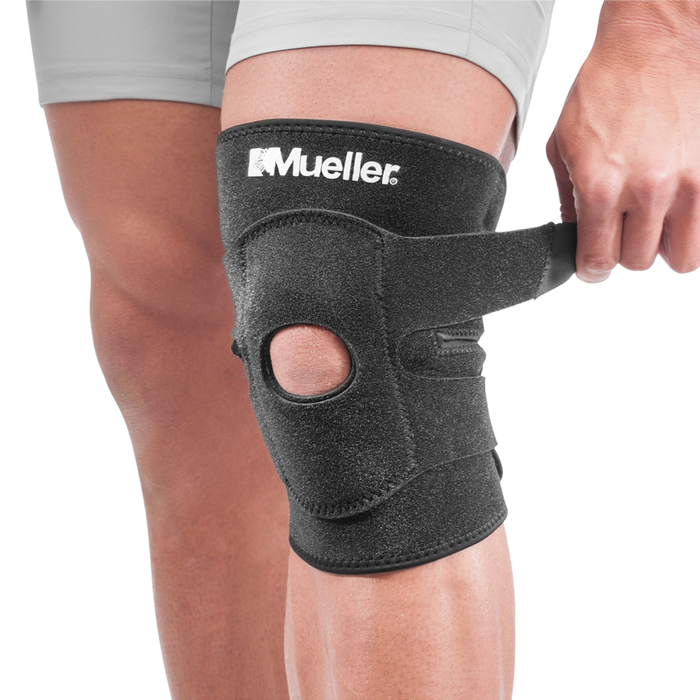 Mueller Adjustable Knee Support Brace - One Size Fits All - Ideal For Sports And Injury Recovery