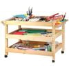 Beleduc Craft Trolley Wooden Storage Cart w/ Wheels Art & Kids/Children - 3y+