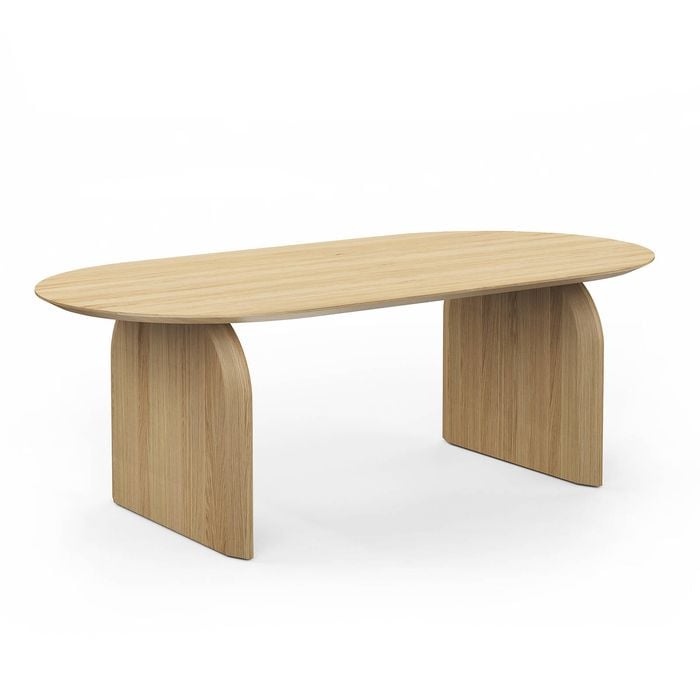 Arco Natural 200cm Oval Oak Dining Table