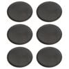 6x Oval Serving Trays - 68.5 x 56cm - Reusable Non Slip Stackable Rubberized Food Drinks Platter Tray