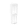 Lugna 2048 x 750 x 380mm White Double Hang Robe Insert