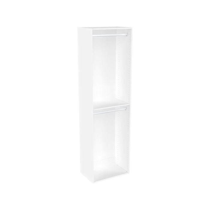 Lugna 2048 x 750 x 380mm White Double Hang Robe Insert