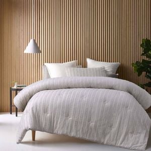 Vintage Design Homewares King Reflections Natural 3 Piece Comforter Set