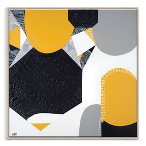 Artist Lane "Sunburnt Country 1  " by Ani Ipradjian - 61x61cm Timber Framed Canvas