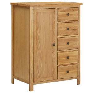 vidaXL Wardrobe 76cm Drawer Cabinet Clothes Storage Cupboard