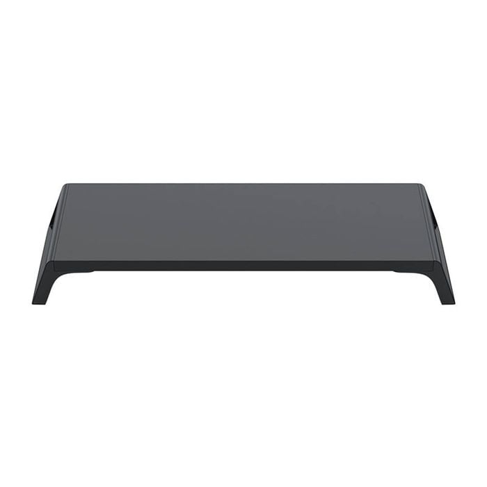 NNETM Organized Elevation: Dual-Level Monitor Stand with Drawer
