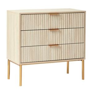Cooper & Co. Indy 80cm Chest of 3 Drawers Natural