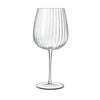 Luigi Bormioli Optica Set Of 4 Gin/burgundy Glasses 750ml