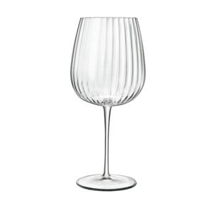 Luigi Bormioli Optica Set Of 4 Gin/burgundy Glasses 750ml