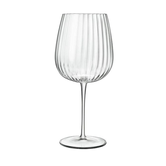 Luigi Bormioli Optica Set Of 4 Gin/burgundy Glasses 750ml