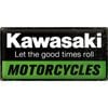Nostalgic-Art 25x50cm Long Sign Kawasaki Motorcycles