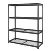 Pinnacle 2090 x 1200 x 540mm Black 4 Tier Shelving Unit