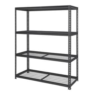 Pinnacle 2090 x 1200 x 540mm Black 4 Tier Shelving Unit