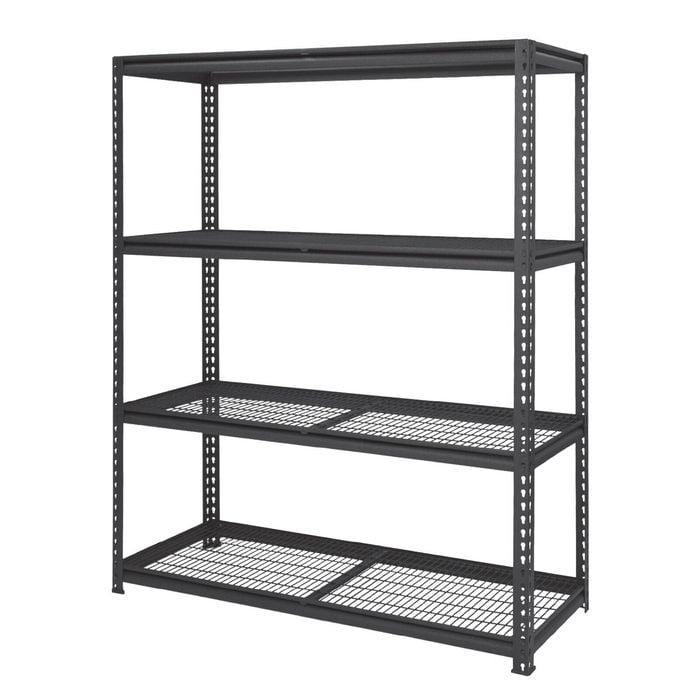 Pinnacle 2090 x 1200 x 540mm Black 4 Tier Shelving Unit