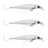3x Rapala 14cm Saltwater X Rap Long Cast Sink Minnow Fishing Lures - Ghost