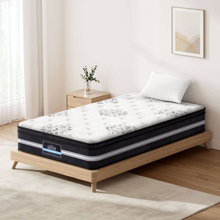 Giselle King Single Mattress Euro Top Cool Gel Layer Pocket Spring