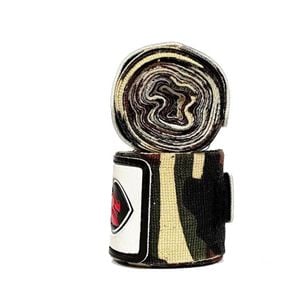 Morgan Camo Elastic Boxing Hand Wraps 180inch - 4m Long (pair) [green]