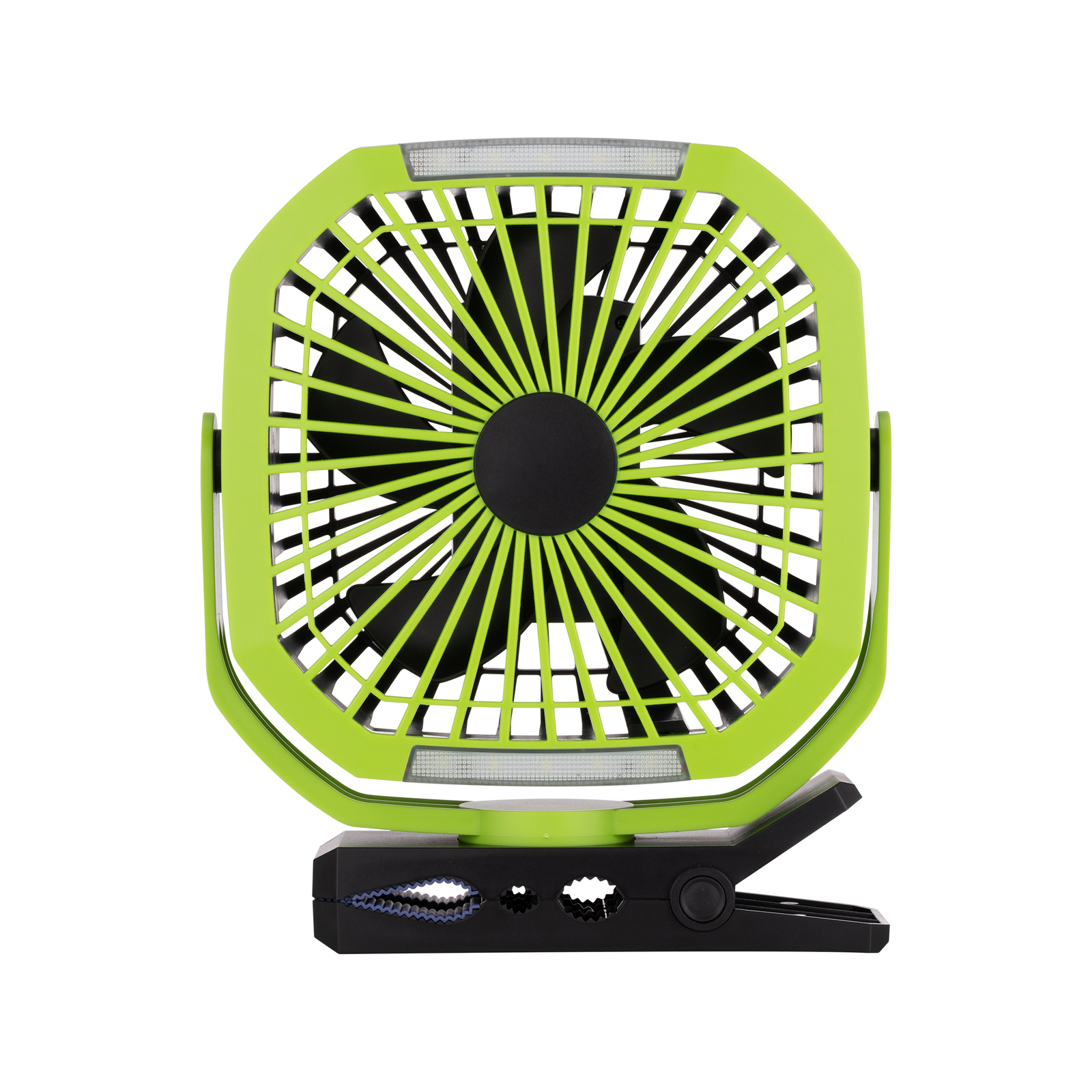 Arlec Rechargeable Fan And LED Light With Clamp