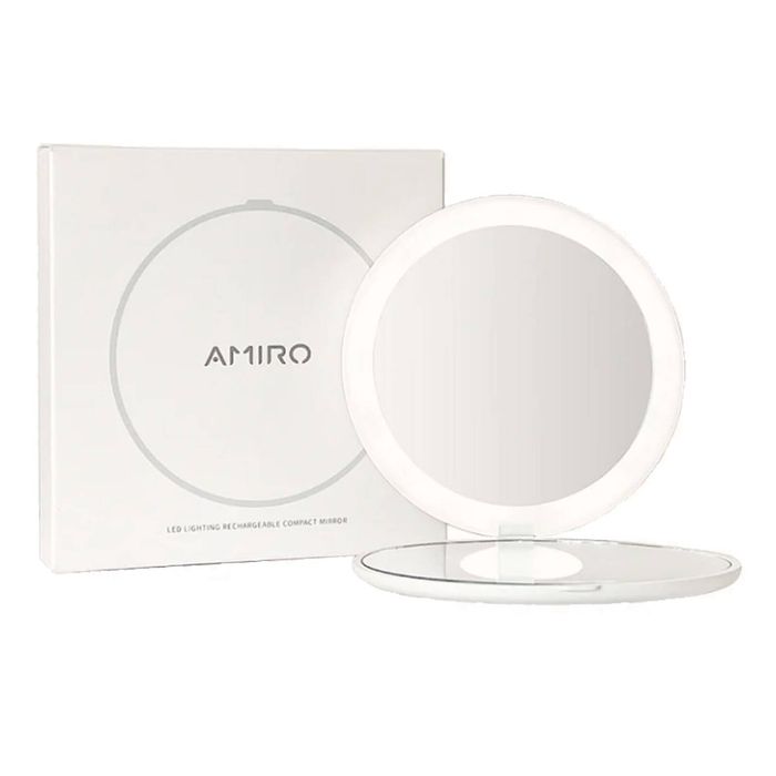 AMIRO LumoPocket LED Rechargeable Portable Mirror (WZP0309, CN)