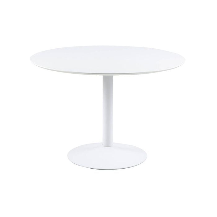 Modern Furniture TITAN Round Dining Table 110cm - White