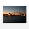 Sydney Opera House and Harbour Bridge Night View  Print 100% Australian Made 75 x 50cm  (Stretched)
