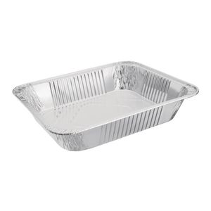 Fiesta Recyclable Foil 1/2 Gastronorm Containers Rectangular 3.5l Pack Of 5