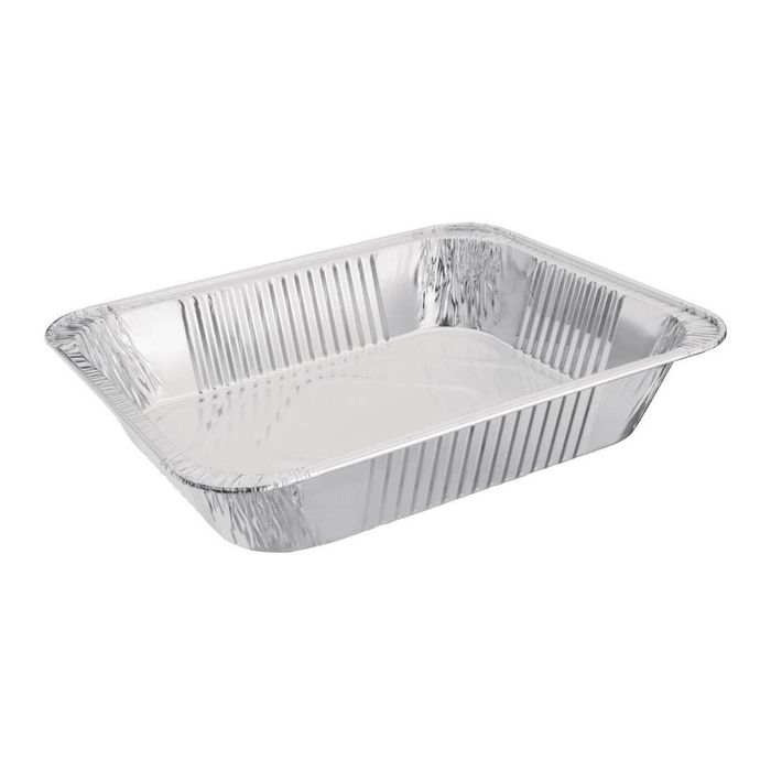 Fiesta Recyclable Foil 1/2 Gastronorm Containers Rectangular 3.5l Pack Of 5