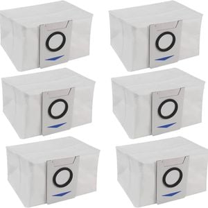 6 X Auto Empty Station Dust Bags For Ecovacs Deebot X1 Omni Series Robots