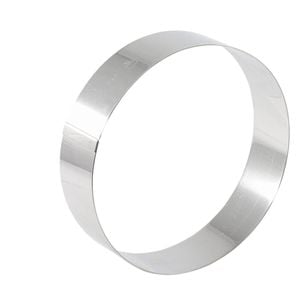 Matfer Bourgeat Stainless Steel Mousse Ring - 180x45mm