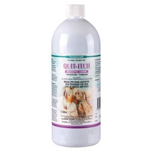Quit Itch Broad Spectrum Antiseptic Skin Treatment For Horses & Dogs 1l