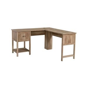 Maestro Furniture Axel L-Shaped Corner Computer Study Home Office Desk - Rustic Oak
