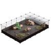 Advwin DIY Pet Playpen 32 Panels Small Animal Cage Rabbit Hutch Hamsters Pet Playpen