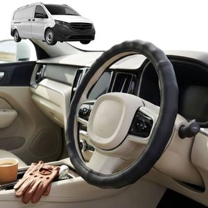 Australian Goose Steering Wheel Cover for Mercedes-Benz Vito Van 2014 - Current (W447) Circle Black
