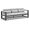 Balmoral 3 Seater Outdoor Aluminium And Teak Lounge